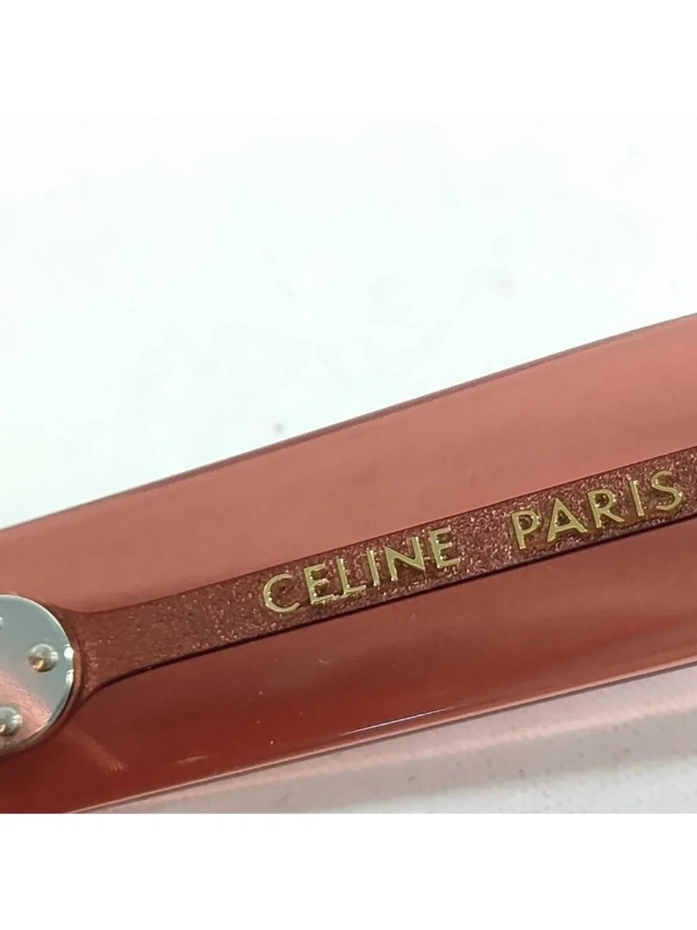 Celine Sunglasses Square Pink 3 Dots Eyewear